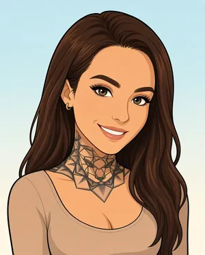 LexyRoxx – gezeichnetes Porträt