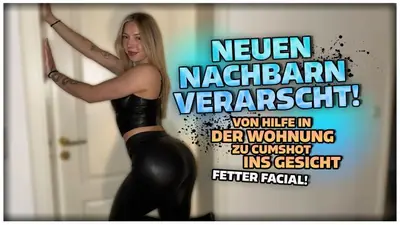 Nachbar auf dem Treppenhaus, Blowjob in der neuen Wohnung