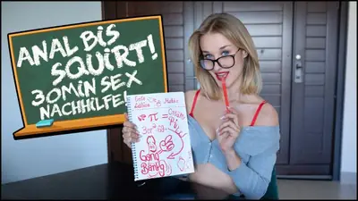 30 Minuten Sex-Nachhilfe mit Analfick, Squirt und Countdown