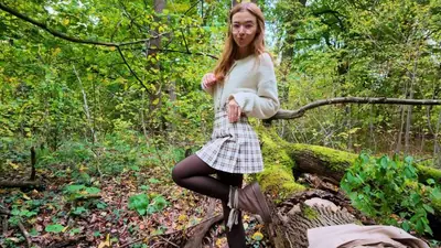 Finger im Wald, wenn das Wetter mitspielt